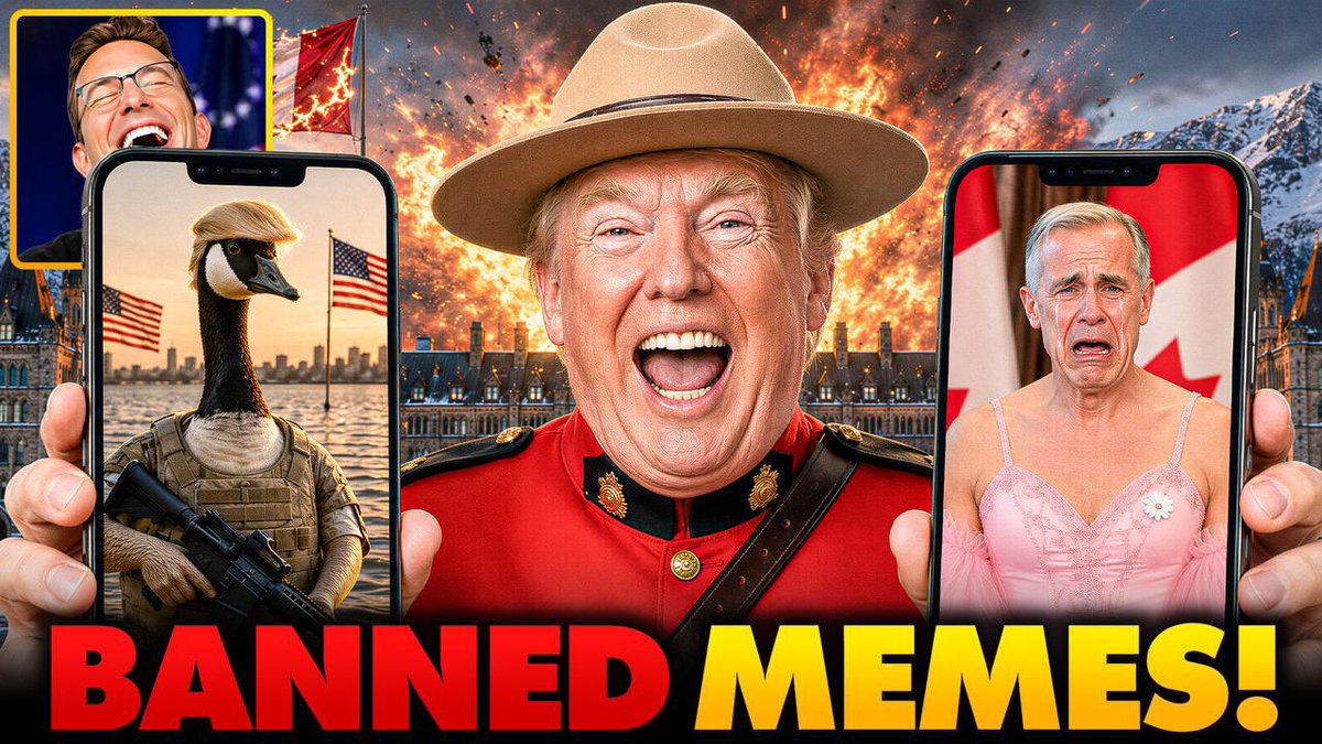 Canada's Leader Demands America STOP Making Memes About Canada, Starts Full-Scale Meme War... Mark Carney says he will only restart trade talks when we stop roasting him and “start being serious.” The internet responded perfectly 🤣