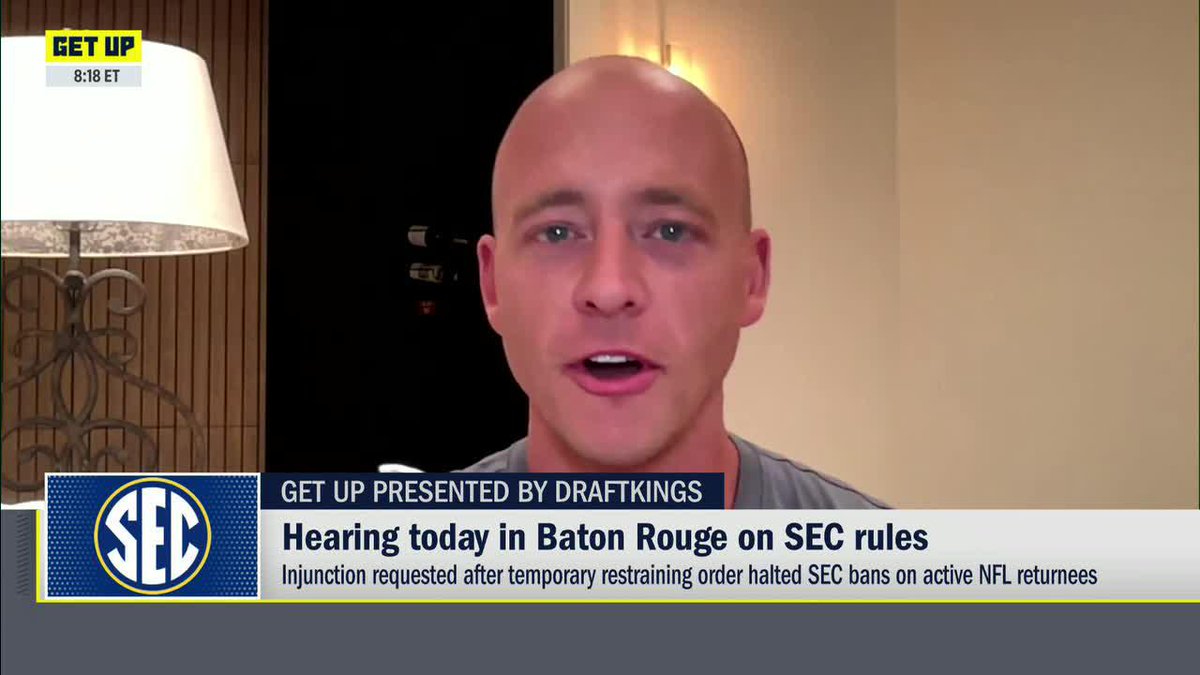 Josh Pate speaks on the hearing today in Baton Rouge about NFL players potentially returning to CFB 🏈