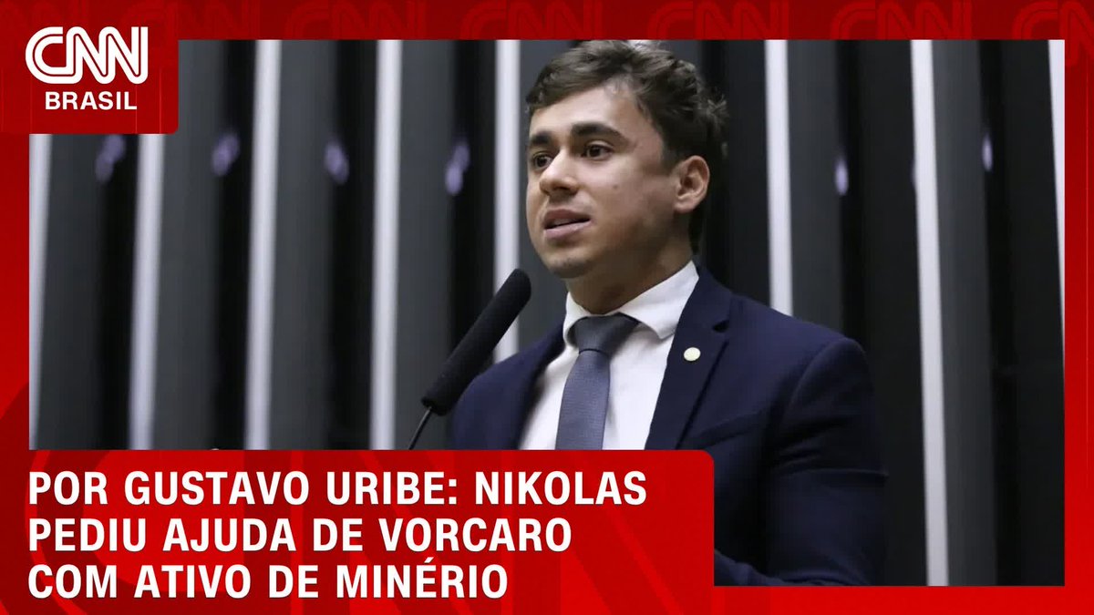 Por Gustavo Uribe: Nikolas pediu ajuda de Vorcaro com ativo de minério; Assista #LiveCNNBrasil