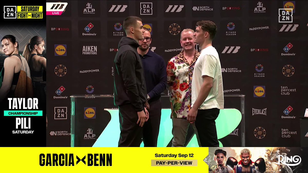 Clash of two UNDEFEATED fighters! Taylor Bevan vs Emmet Brennan. #TaylorPili | Sept 5 | Live on DAZN ▪️