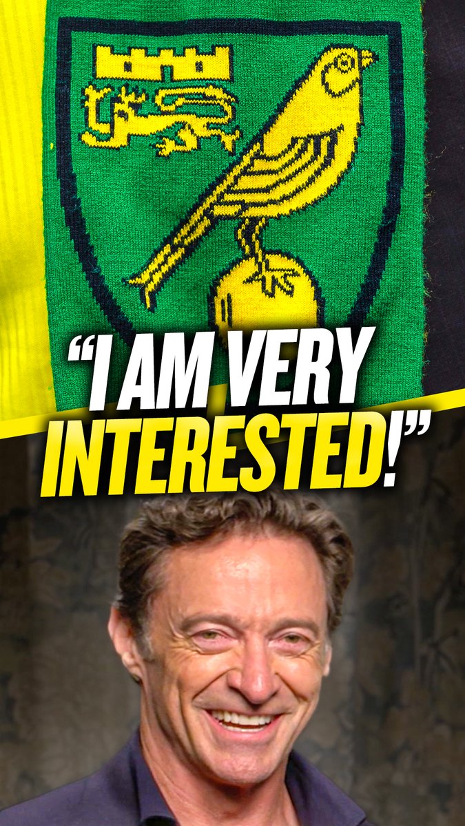 👀 "I am very, very interested!" 💛💚 "I'm all about the canaries!" Hugh Jackman exclusively reveals to talkSPORT that he is "very interested" in buying a stake in Norwich City!