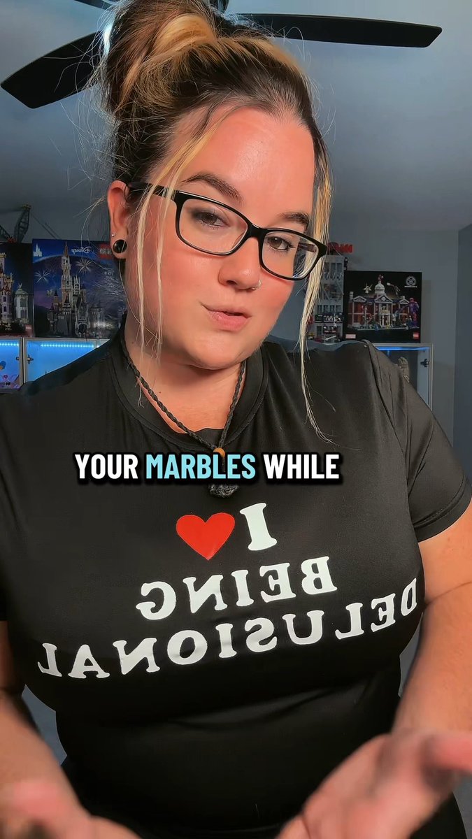 I’m going to hold your marbles when I say this…..