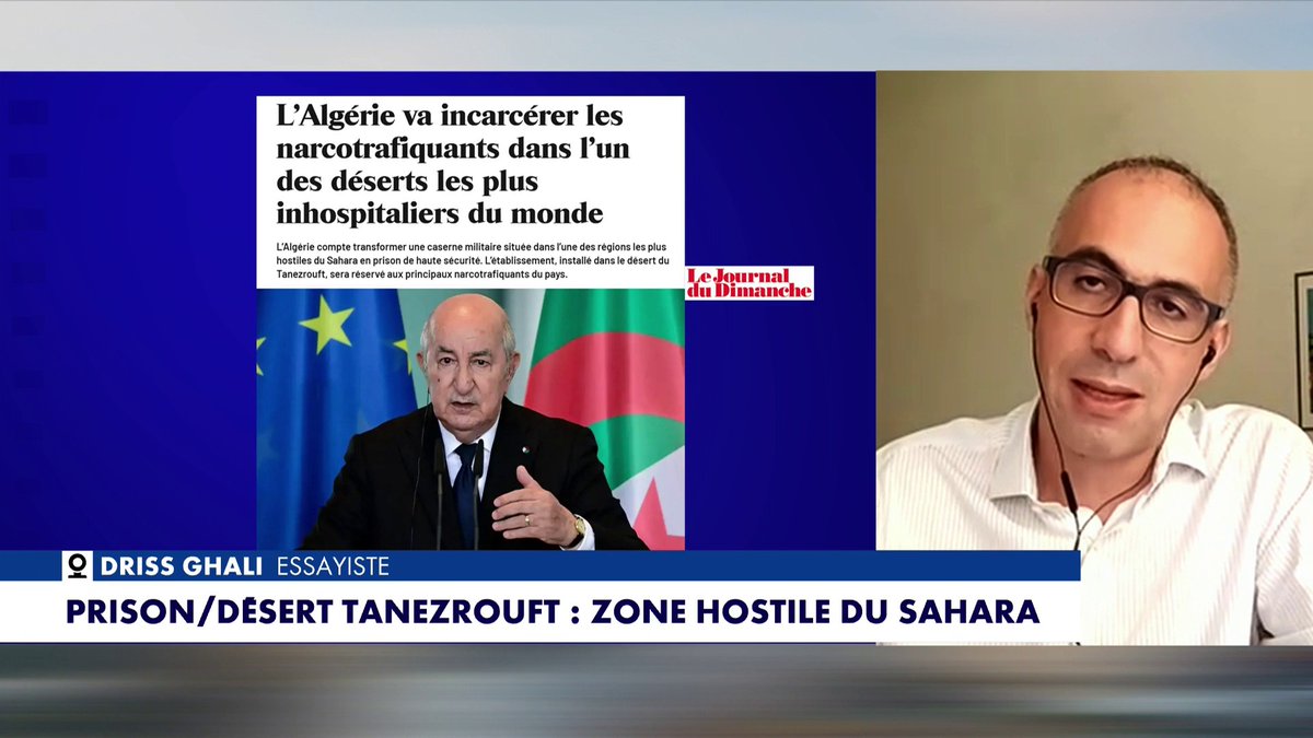 Driss Ghali : «L’Algérie veut faire passer un message pour dire qu’elle ne permettra pas une dérive plus forte du trafic de drogues dans sa région saharienne», #LinfodeVilno Toute l'info est à retrouver sur