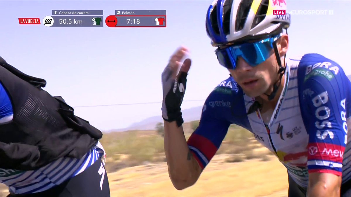 Hace calor, mucho calor 🤪🥵 #LaVuelta26 #LaCasadelCiclismo