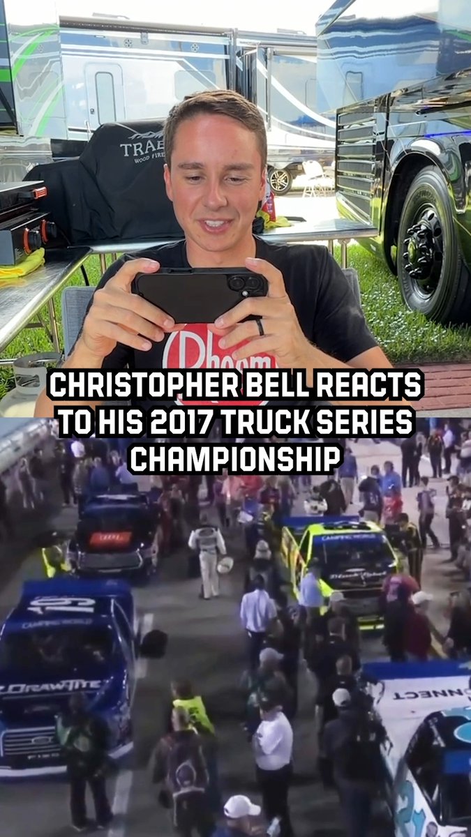 A dream night for Christopher Bell. The 2017 NASCAR CRAFTSMAN Trucks Champion is in the fight for his first NASCAR Cup Series championship.