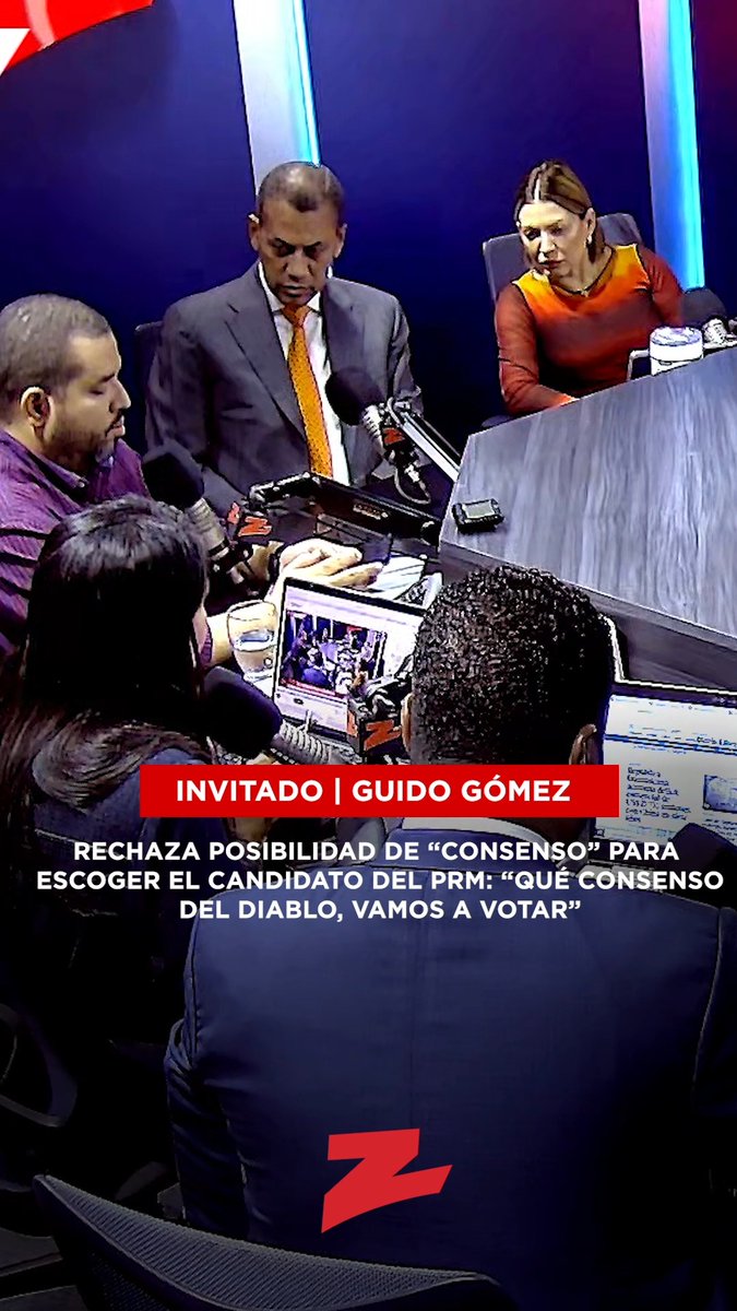 📽️[#ZEntrevistas] Guido Gómez Mazara: rechaza posibilidad de “consenso” para escoger el candidato del PRM: “Qué consenso del diablo, vamos a votar”. Conoce todos los detalles en: #Z101 #ZDigital #ZTV #ElGobiernoDeLaMañana #GuidoGómez #Rechaza #Posibilidad #Consenso #Escoger #Candidato #PRM #Consenso #Diablo #Vamos #Votar