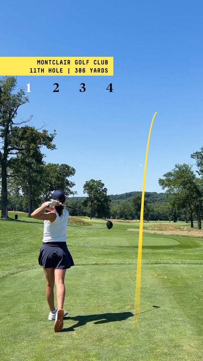 Come play the 11th hole at Montclair Golf Club, where the U.S. Women’s Mid-Amateur Championship final is already underway. 🔥