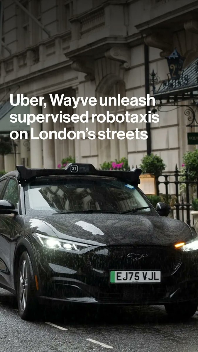 Uber now lets you book a robotaxi in London — but you'll still be joined by a human in the front seat. Olivia Solon explains why