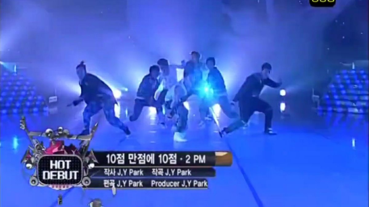 18 years ago today, 2PM officially debuted on M COUNTDOWN, performing their debut single ‘10 out of 10’.