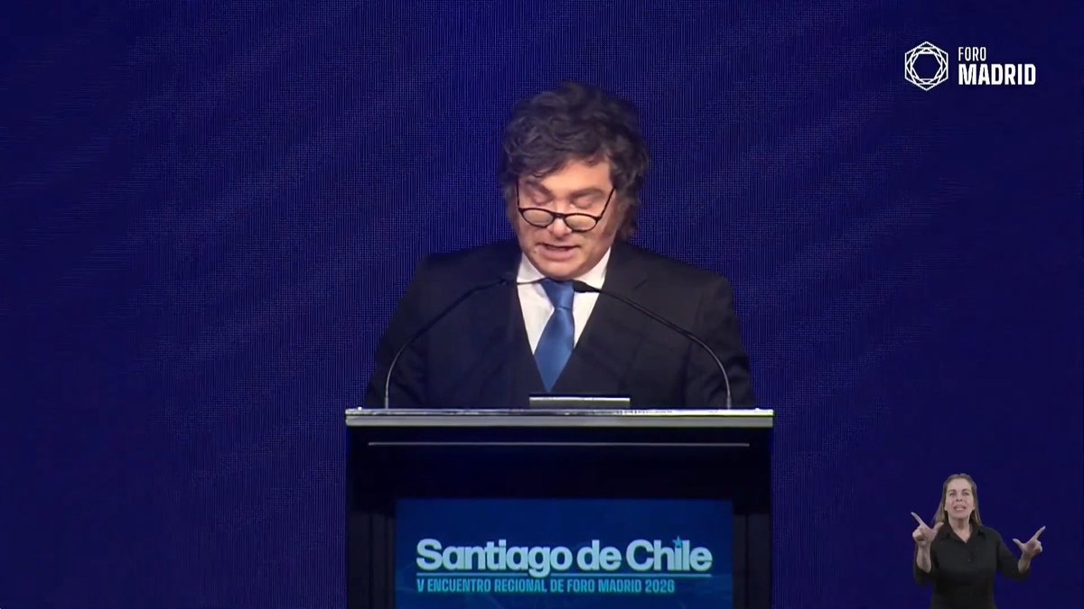 👀 El curioso furcio de Javier Milei en Chile: "Está claro que nunca nuestro modelo funcionó"