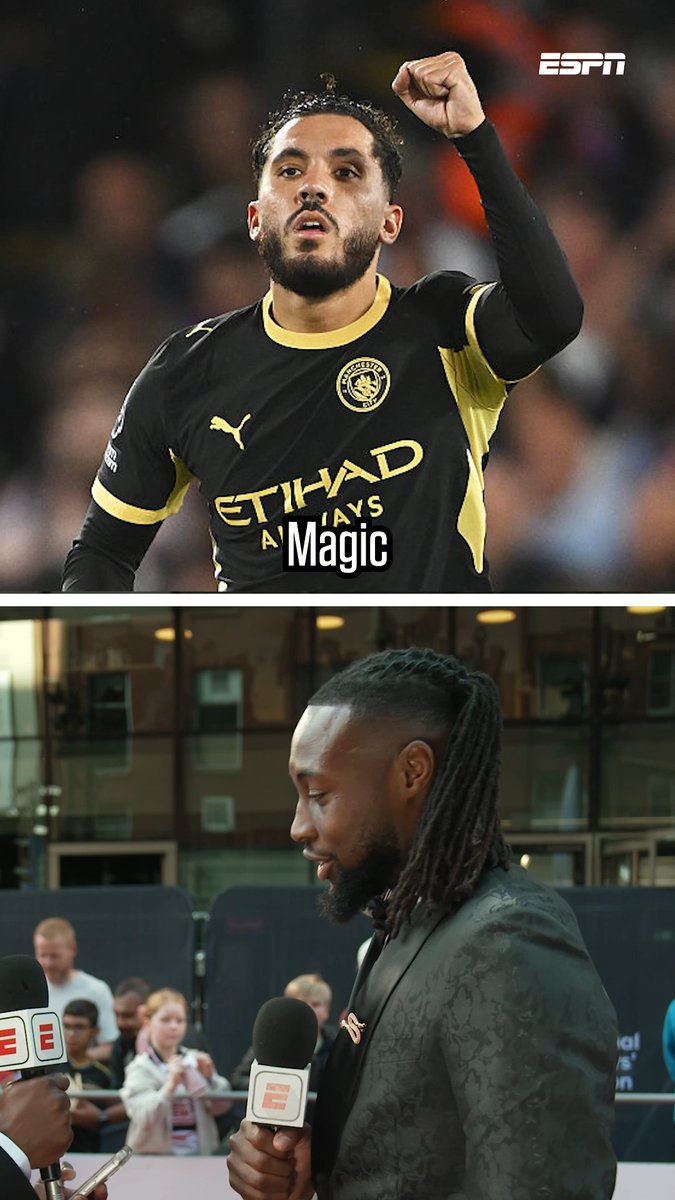 Antoine Semenyo gives one word for his Manchester City teammates 👌🩵