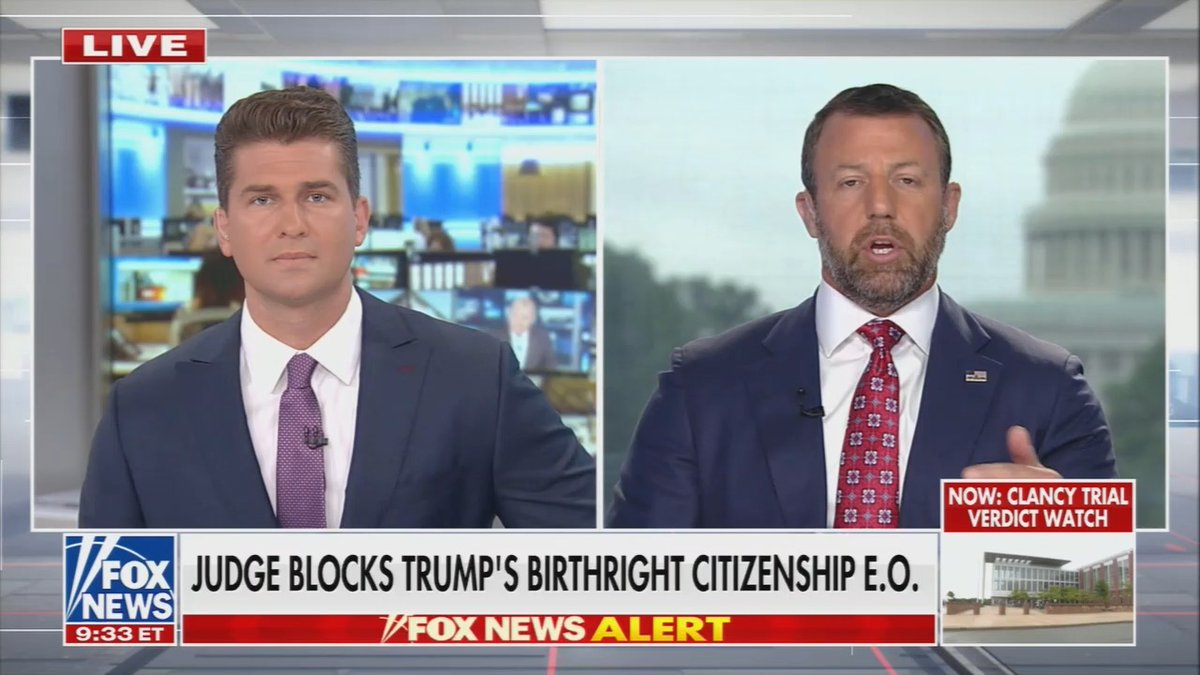 Markwayne Mullin says he is looking to ban pregnant women from visiting the U.S in the same way "we don't allow sick individuals to come here if they are coming from an area that could spread a disease"