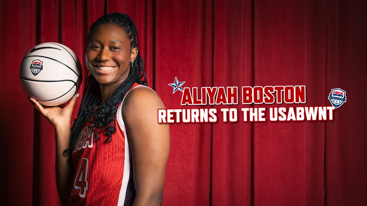 🇺🇸 Aliyah A. Boston has five USA Basketball gold medals to her name, but is yet to win one with the #USABWNT. After narrowly missing out on the World Cup Team in 2022, AB stayed true to her path to solidify her spot in Berlin. 🏀