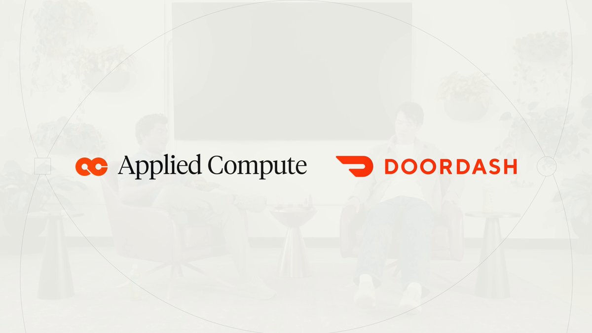 “50% of DoorDash’s agentic restaurant orders are going to places users have never ordered from before.” Andy Fang tells our CEO Yash Patil what happens when agents become the discovery layer. If models increasingly decide what gets surfaced and bought, companies have a strong reason to train and own that intelligence.
