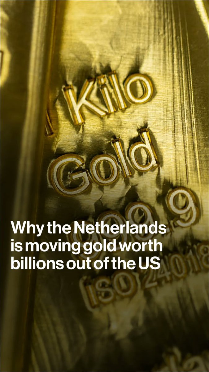 Why is the Netherlands moving billions of dollars worth of gold from North America to London? Nicole Sy explains