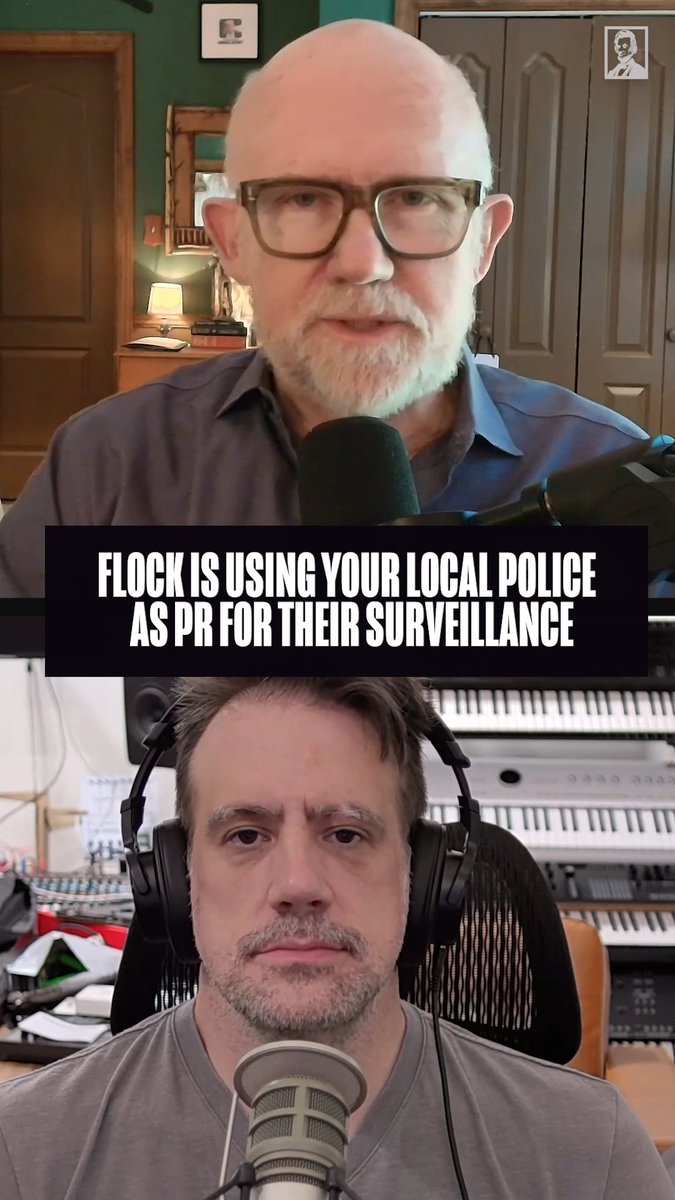 Flock cameras may be manipulating police departments to force their way into your life. This is Trump's America. Watch Benn Jordan on the latest LP pod: