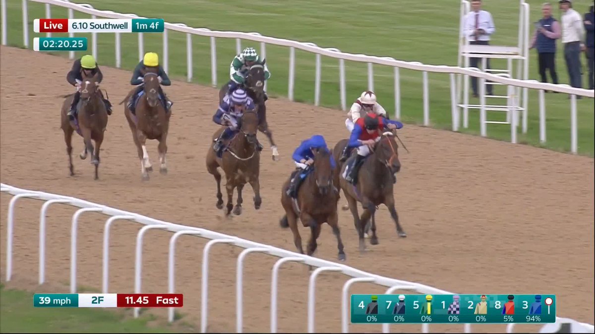 He could be anything! Despite hanging in the closing stages, Bay Bridge's full-brother CASTLEMONT makes it two wins from two comfortably! Southwell Racecourse | Billy Loughnane Godolphin