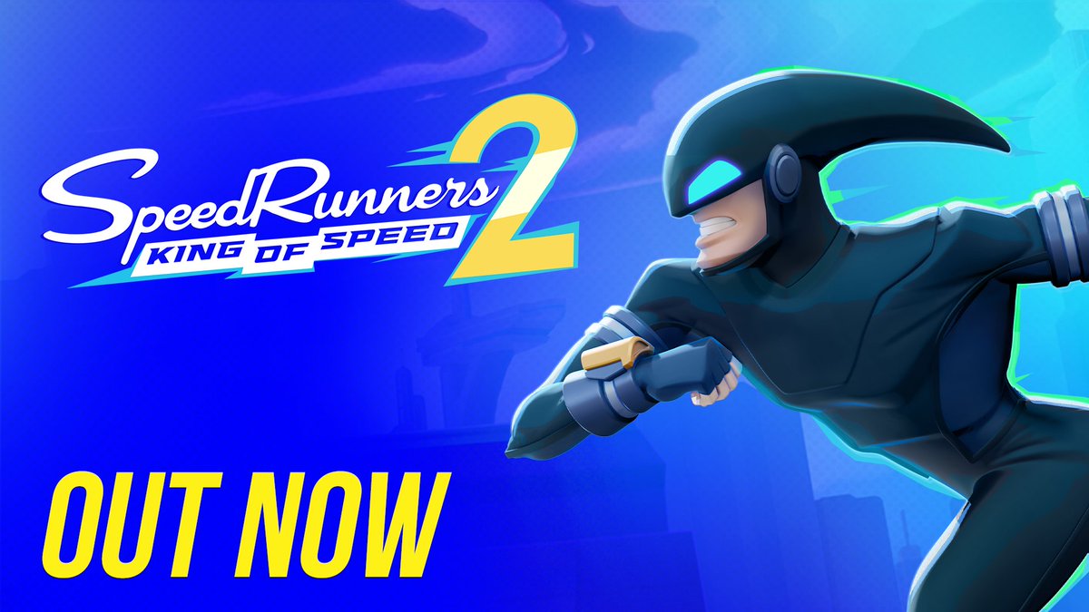 This game will RUIN your friendship! SpeedRunners 2: King of Speed is now available on PC & consoles, with crossplay and featuring *throwing controllers at screens*. The ultimate competitive platformer is back! 🏃