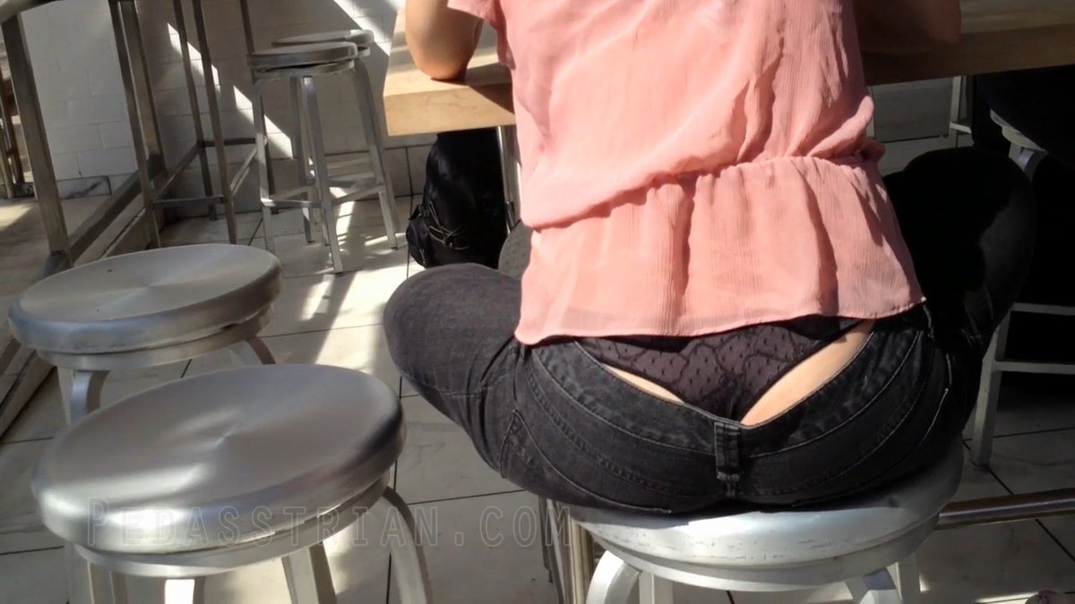 Black Whaletail #whaletail #thongslip #candid