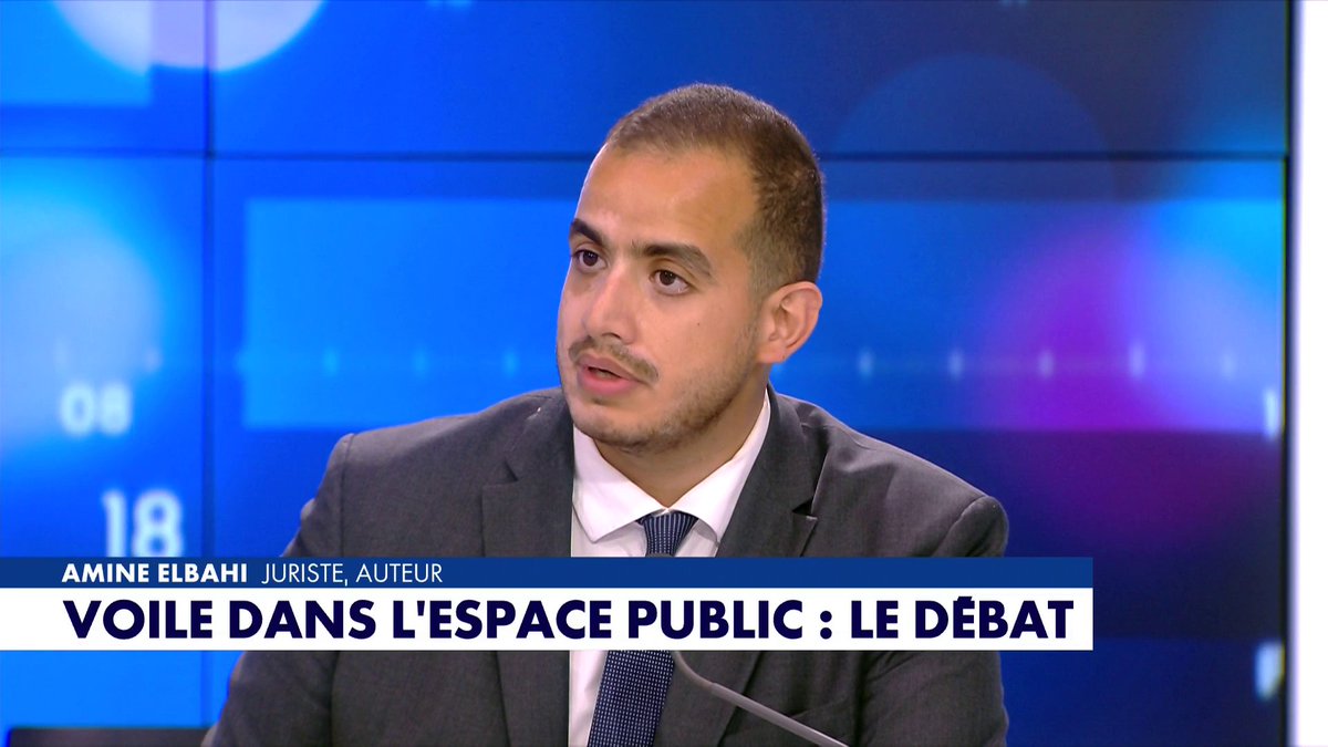 «L'État n'a pas à protéger une femme qui a elle-même renoncé à l'exercice de ses libertés individuelles», estime le juriste Amine Elbahi en réaction à l'idée d'interdire le port du voile dans l'espace public, dans #Facealinfo