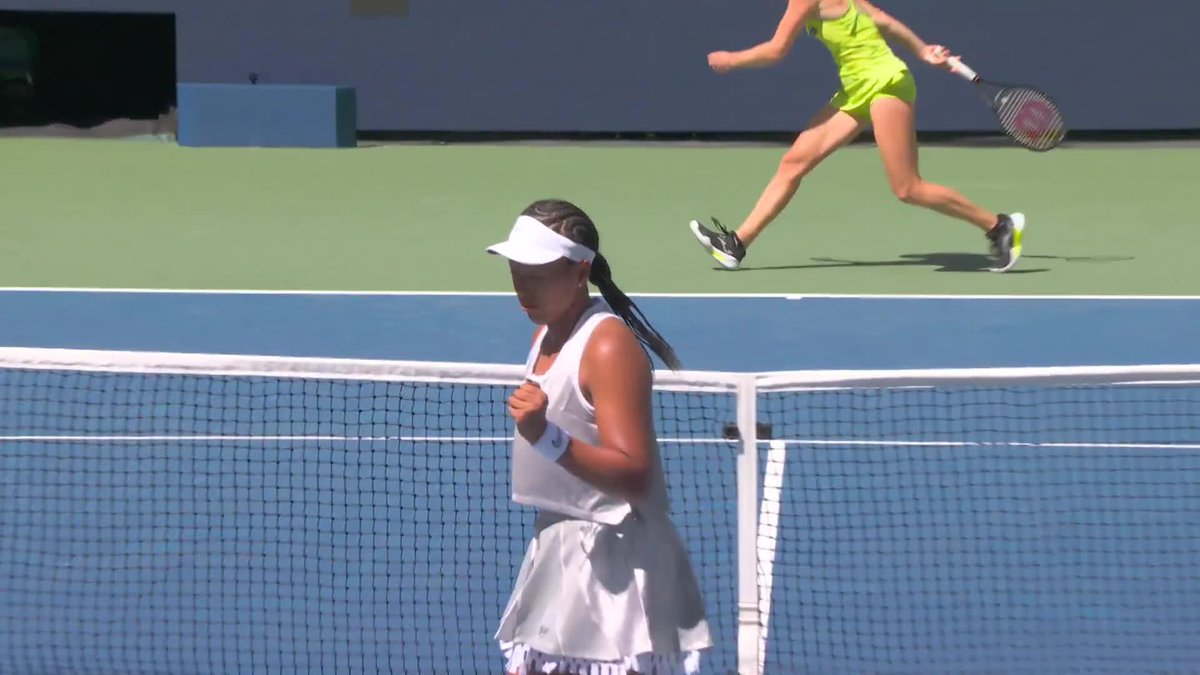 Naomi Osaka bringing the fire in the decider 🔥