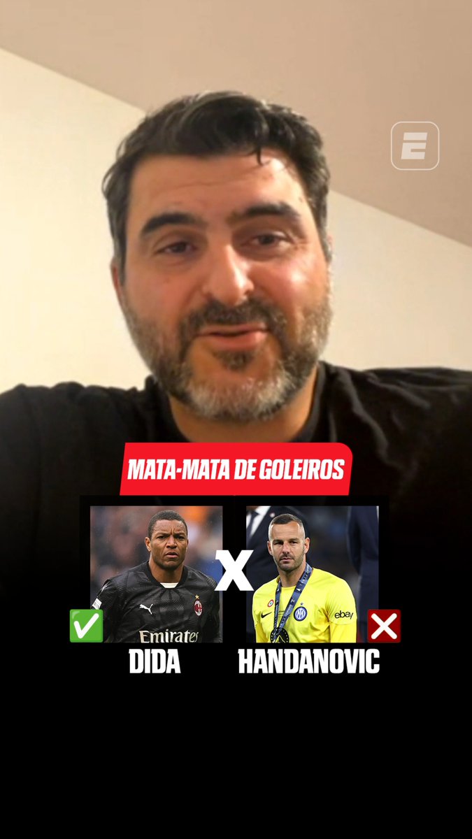 MATA-MATA DE GOLEIROS LENDÁRIOS COM RUBINHO! 🧤 ⚽ A ESPN desafiou o Rubinho, ex-goleiro da Juventus, a escolher entre alguns goleiros lendários do futebol italiano. Gostou das escolhas dele, fã de esportes? ASSISTA a Juventus x Milan, AO VIVO, neste domingo (06), às 15h45, pela ESPN no Plano Premium do #DisneyPlus! #FutebolNaESPN #ItalianoNaESPN