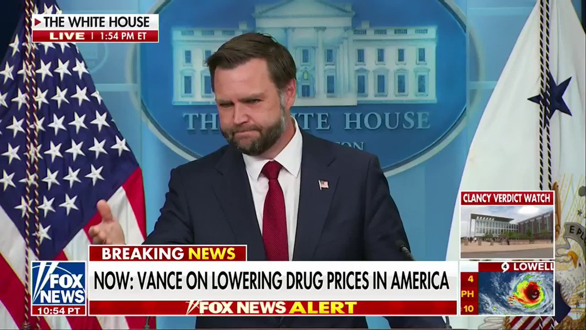 “When you're the vice president of United States and one of the first questions at a press conference in the White House is how much weight you've lost, you must have gotten very fat.” Vice President JD Vance responds to Peter Doocy question about his weight loss while in office.