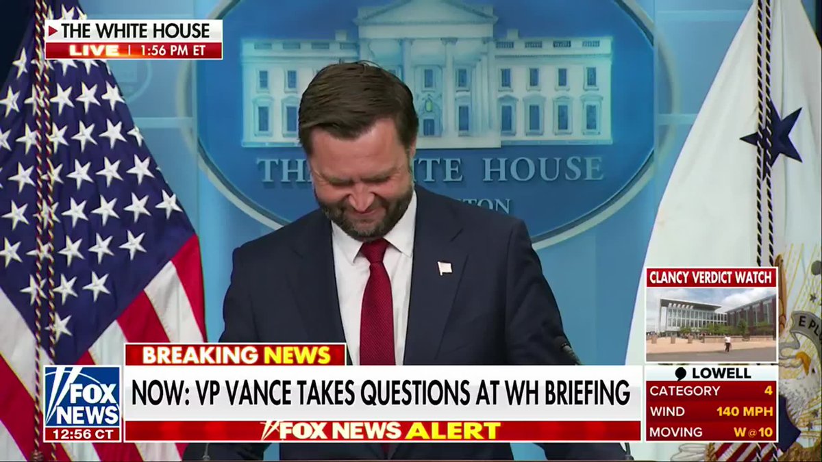 "The reason gas prices are so high right now is because the Iranians are shooting at commercial shipping." Vice President JD Vance gets pressed on Treasury Secretary Scott Bessent's earlier Labor Day estimate on when Americans would see $3 gas again. "In defense of Scott, he said, maybe by Labor Day, because we're talking about things that are inherently unpredictable."