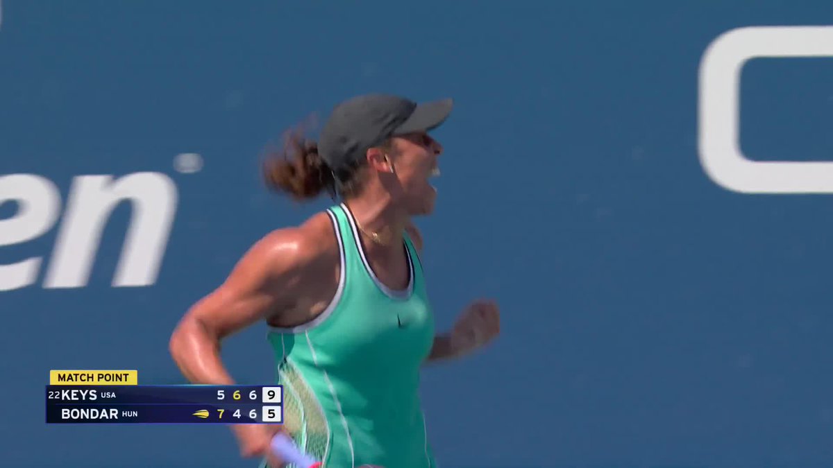 MADISON KEYS SURVIVES IN A MATCH TIEBREAK!