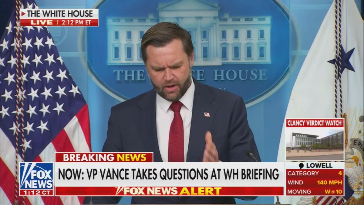 Vance on data centers: "Follow the president's lead"