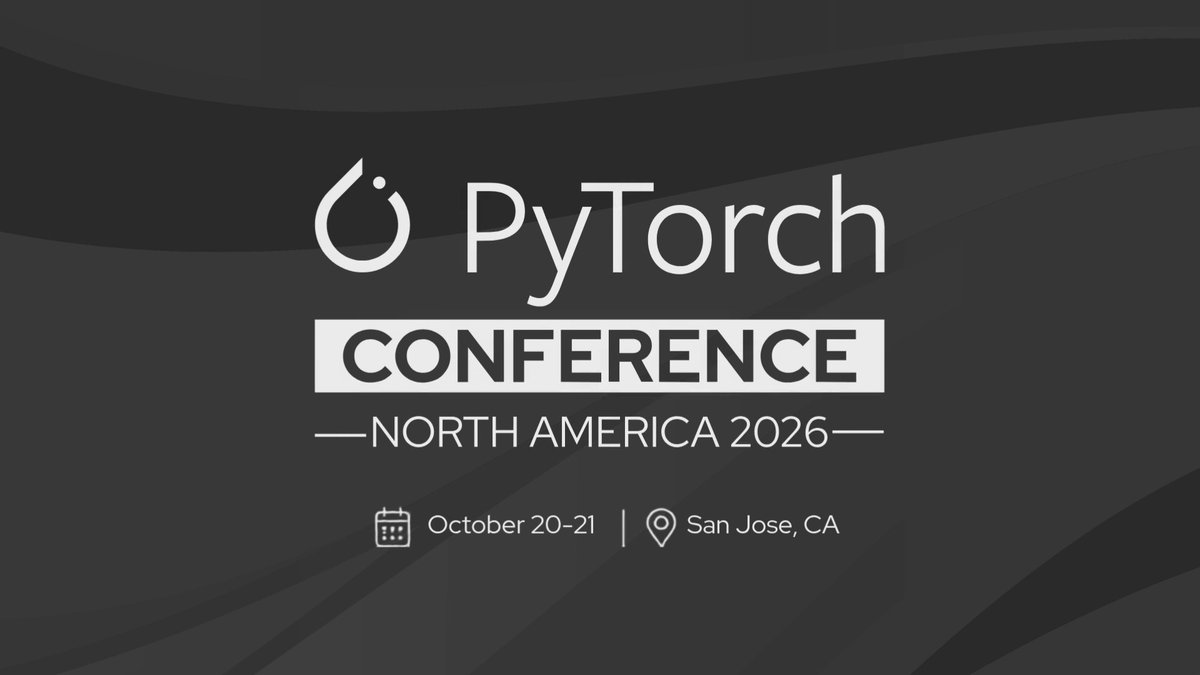 At PyTorch Conference North America 2026, hear directly from and connect with the people working on PyTorch, vLLM, DeepSpeed, ray, Helion, and Safetensors, alongside experts working across the AI stack. At #PyTorchCon NA 2025, Richard Liaw (ray, Anyscale) spoke about the Ray team’s focus on building something “useful and critical to the AI infrastructure space” and about “how important Ray can be for the stack.” PyTorch conferences are the open source AI community’s town square, where what’s next gets decided. Register by September 4 (tomorrow) to save on your conference pass: #PyTorchCon