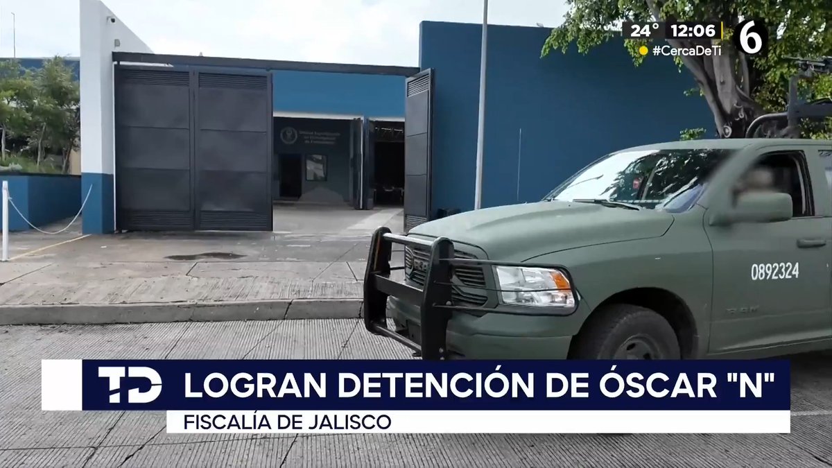 ▶️ Capturan al influencer Óscar Adrián ‘N’ en Guadalajara, acusado de elaborar y almacenar material sobre abuso infantil. 📺 #TelediarioVespertino con Aryana Benavides y David Correa Aldrete ⭐