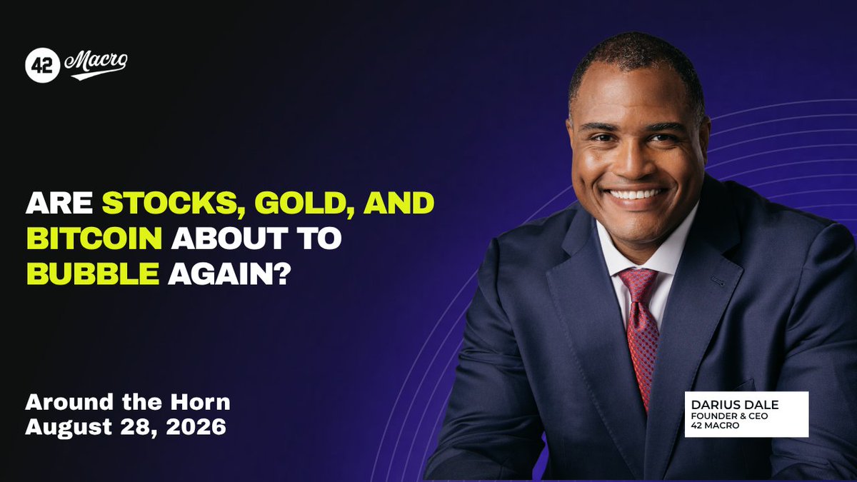 Are Stocks, Gold, and Bitcoin About to Bubble Again? Enjoy this clip from our August 28, 2026, Around the Horn webcast in which we detail some of the math behind why we expect a risk-asset bubble between now and when the 42 Macro Paradigm C + D Bull Market™ peaks—likely sometime in 2H27 or 1H28.