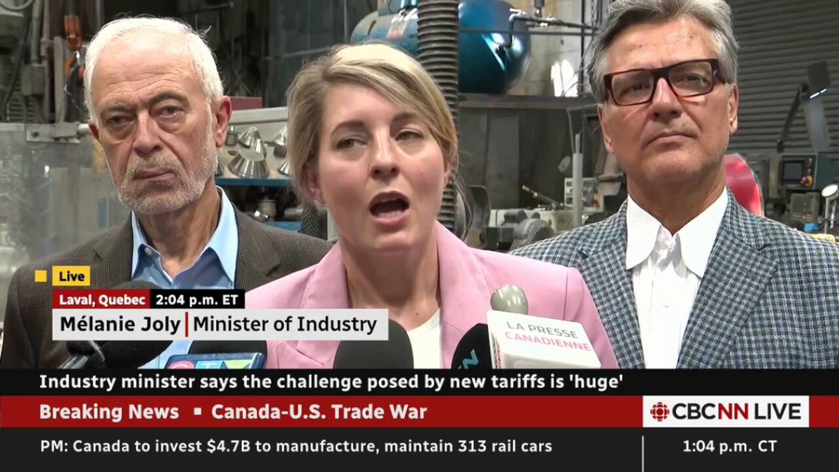 Mélanie Joly: "I'm convinced that we will be able to show the world that Canada will win this trade war."