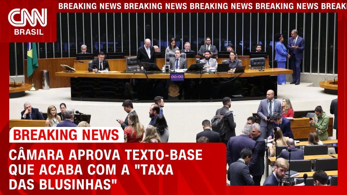Câmara aprova texto-base da MP que acaba com a "taxa das blusinhas"; assista #CNN360