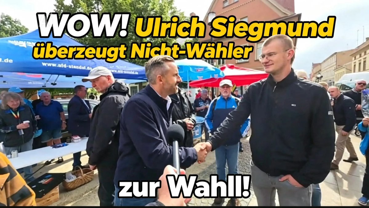 Nichtwähler aufgepasst! Ulrich Siegmund überzeugt Nichtwähler zur Wahl!