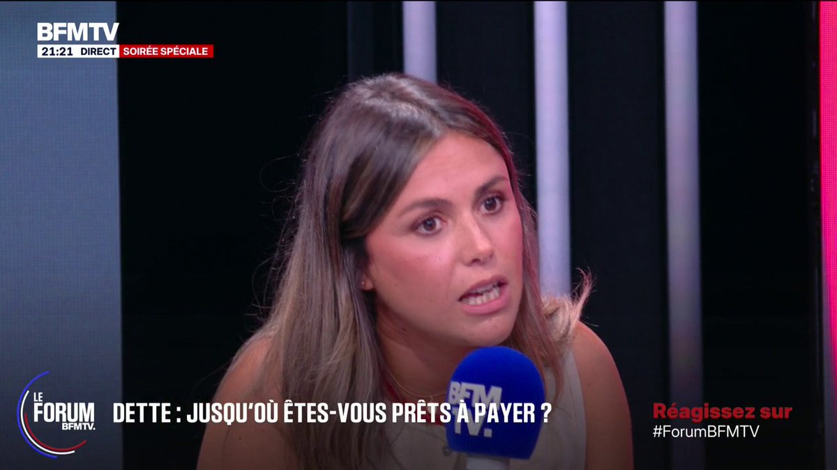 Dette: "Je ne paierai plus, ça fait 60 ans que notre pays est en déclin", regrette Laura, sophrologue #ForumBFMTV