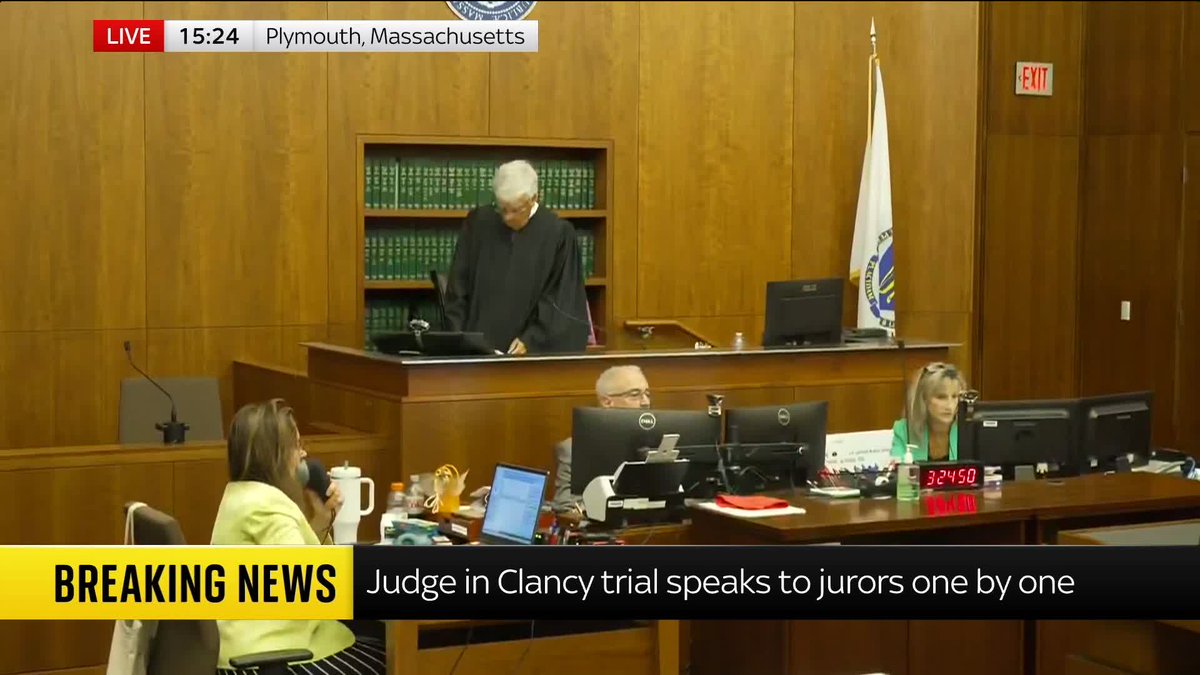 BREAKING: The jury overseeing the case of Lindsay Clancy have been ordered to continue deliberations by the judge. The jury hasn't been able to come to a decision twice already.