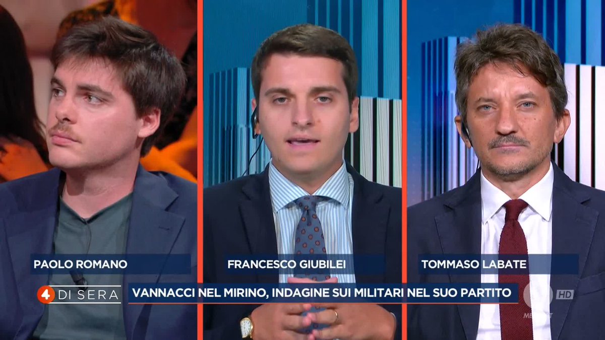 "La destra di Vannacci rischia di frammentare il centrodestra e di consegnare un vantaggio alla sinistra" Francesco Giubilei a #4disera