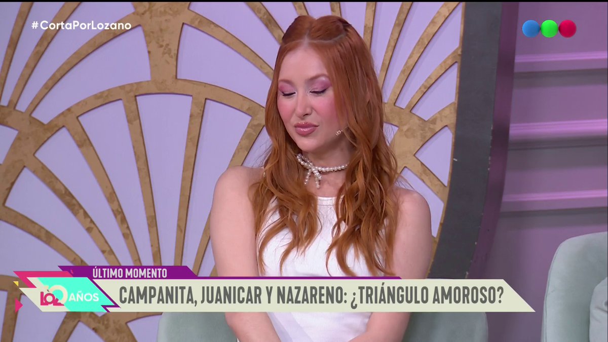 Campanita con el corazón dividido entre Juanicar y Nazareno 🫦 #CortaPorLozano ahora por Telefe