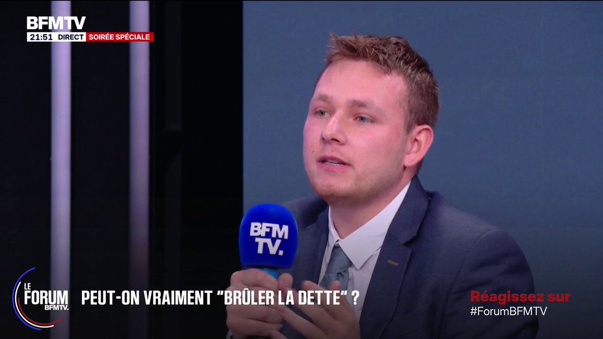 Dette: "On doit tous se serrer la ceinture", estime Alexandre, 22 ans #ForumBFMTV