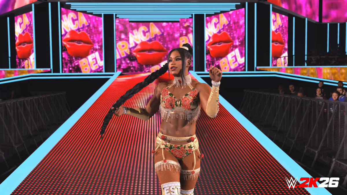 EST! EST! EST! ✨ Bianca Belair’s WrestleMania 41 gear is coming to #WWE2K26 as part of Ringside Pass Premium Season 5! Bianca Belair