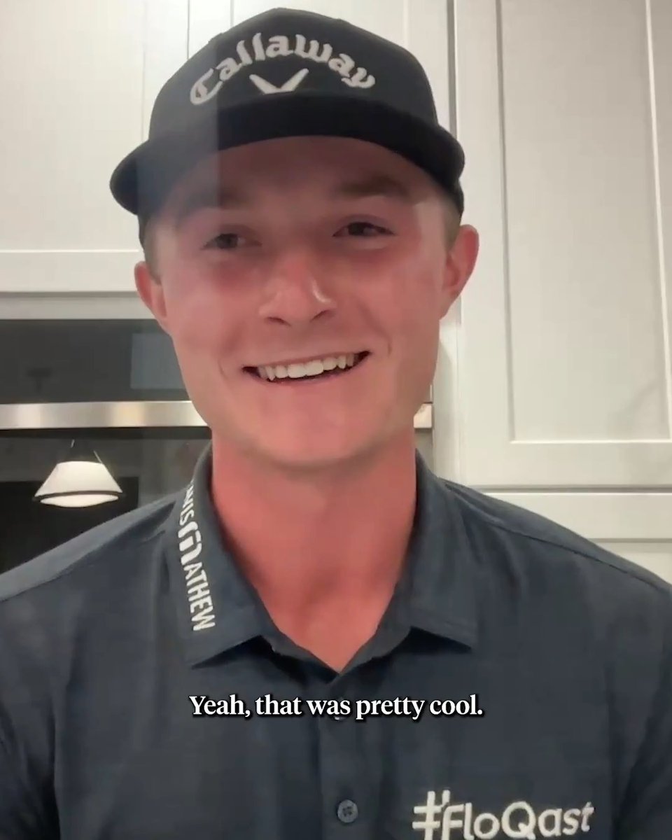 "You better shut up, kid. You’re making me feel old right now." Jordan Spieth to Blades Brown at this year's Valspar after recalling their conversation at the 2018 masters. 😂