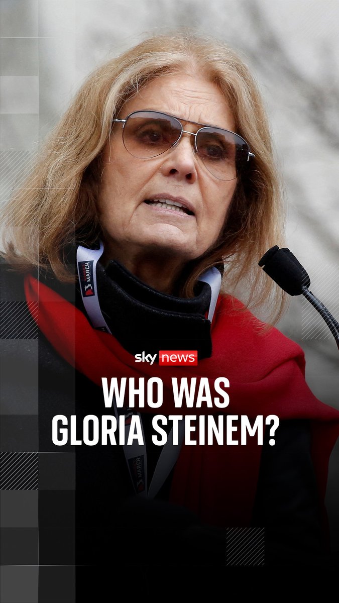 Gloria Steinem, the trailblazing feminist and journalist, has died aged 92. From the late 1960s, the activist was the face of a movement that radically changed women's rights in the US. 🔗