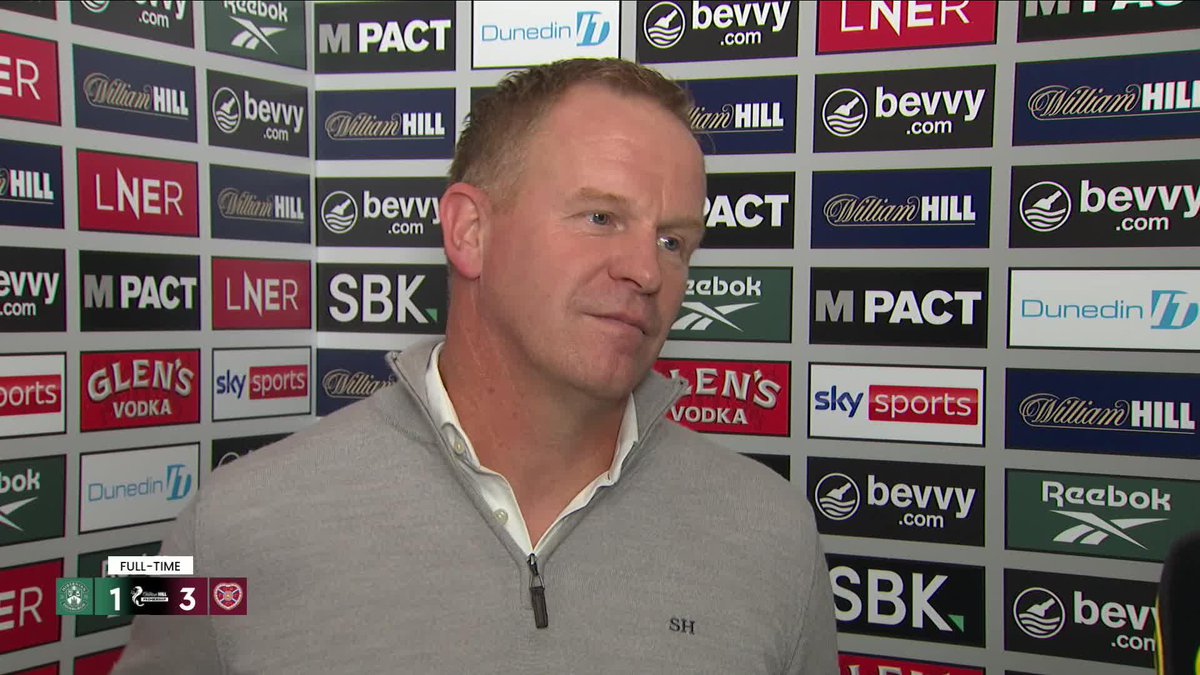 💜 Heart of Midlothian FC head coach Wouter Vrancken shares his thoughts after a successful first Edinburgh Derby "A big thanks to the fans because it really felt like a home game" 🗣️