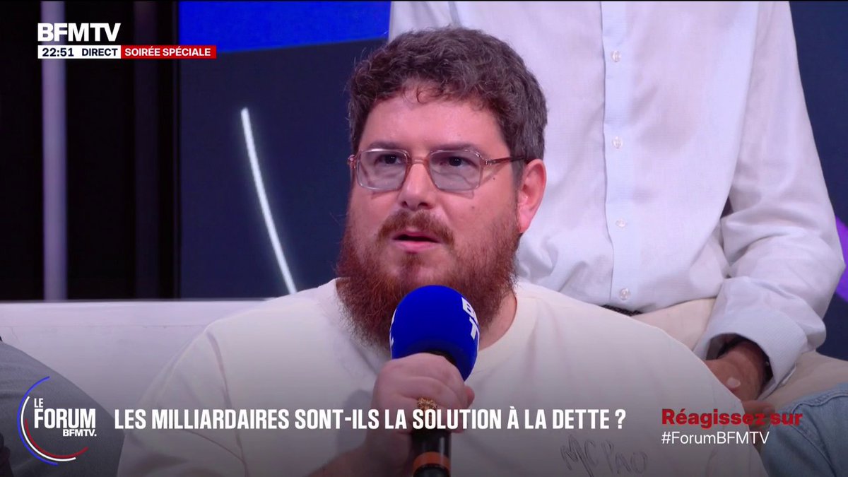 "Sans les milliardaires, vous n'auriez pas tous les services essentiels à votre confort", lance MC Pao, milliardaire et héritier #ForumBFMTV