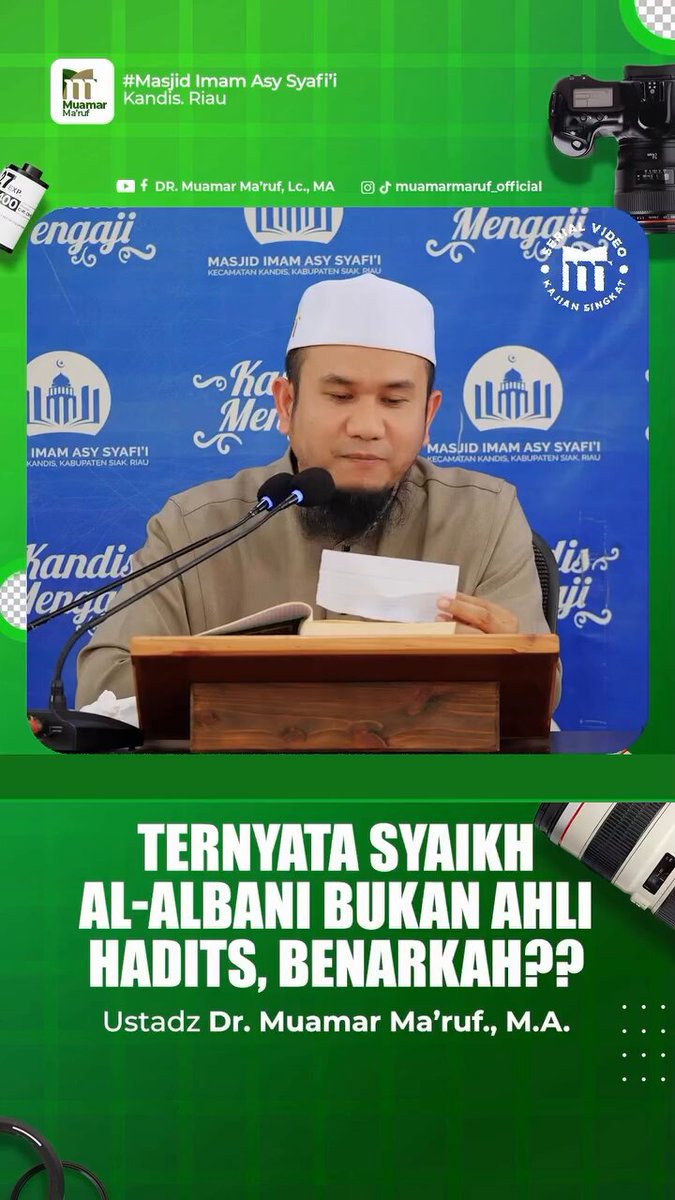 Penjelasan ttg status Syaikh Albani sbg muhaddits, kudu terus disampaikan. Apa sebabnya? Masyarakat kaum muslimin MUDAH terkena #subhat, termasuk apa2 yg disampaikan oleh UAH. Berikut penjelasan singkat dr ust. Badru AbuYahya BadruSalam &amp; ust. Dr Muamar Ma'ruf ttg Syaikh Albani.