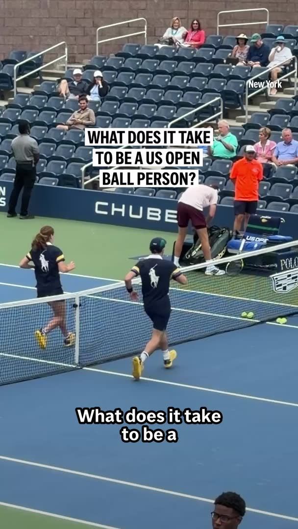 What does it take to become a U.S. Open ball person? We went behind the scenes to see what the job is really like.