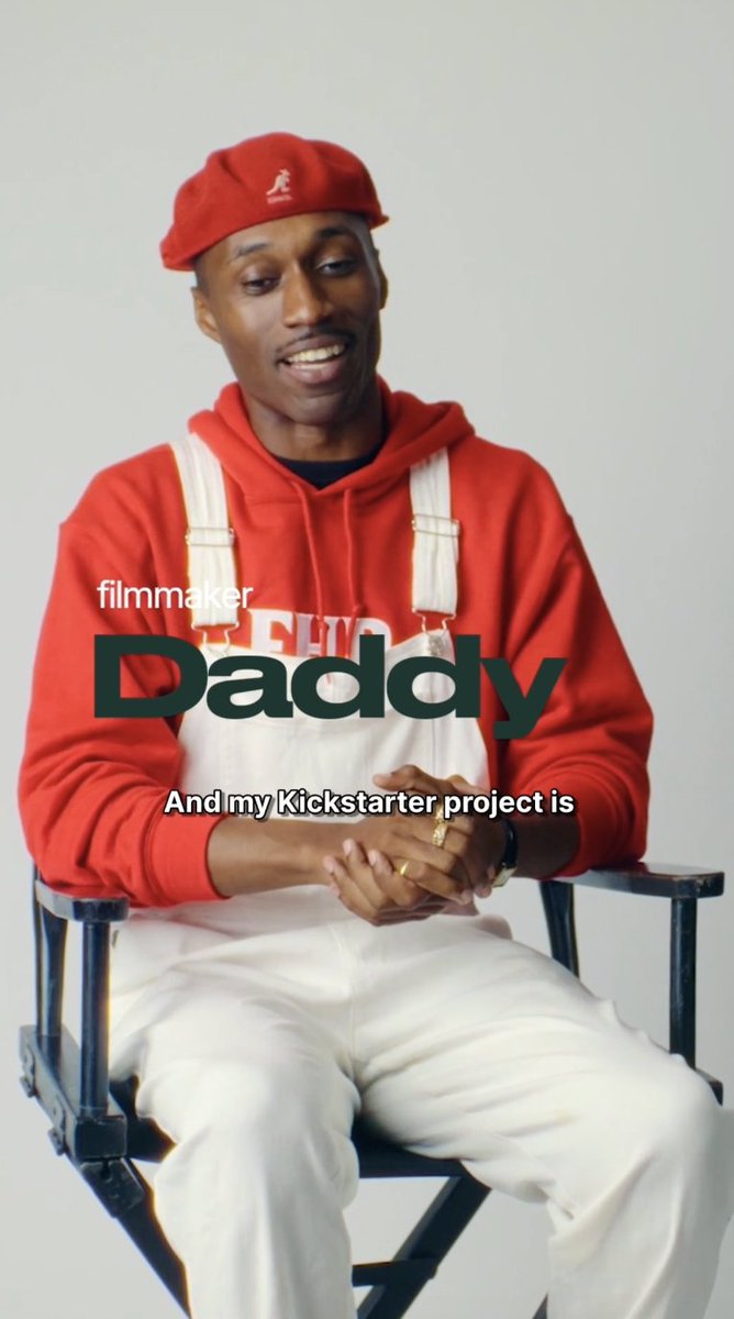 filmmaker Daddy turned down major Hollywood studios, choosing to stay independent and Kickstart his films. Up next: his feature, A NIGHTMARE ON MALCOLM X BLVD 🎞️