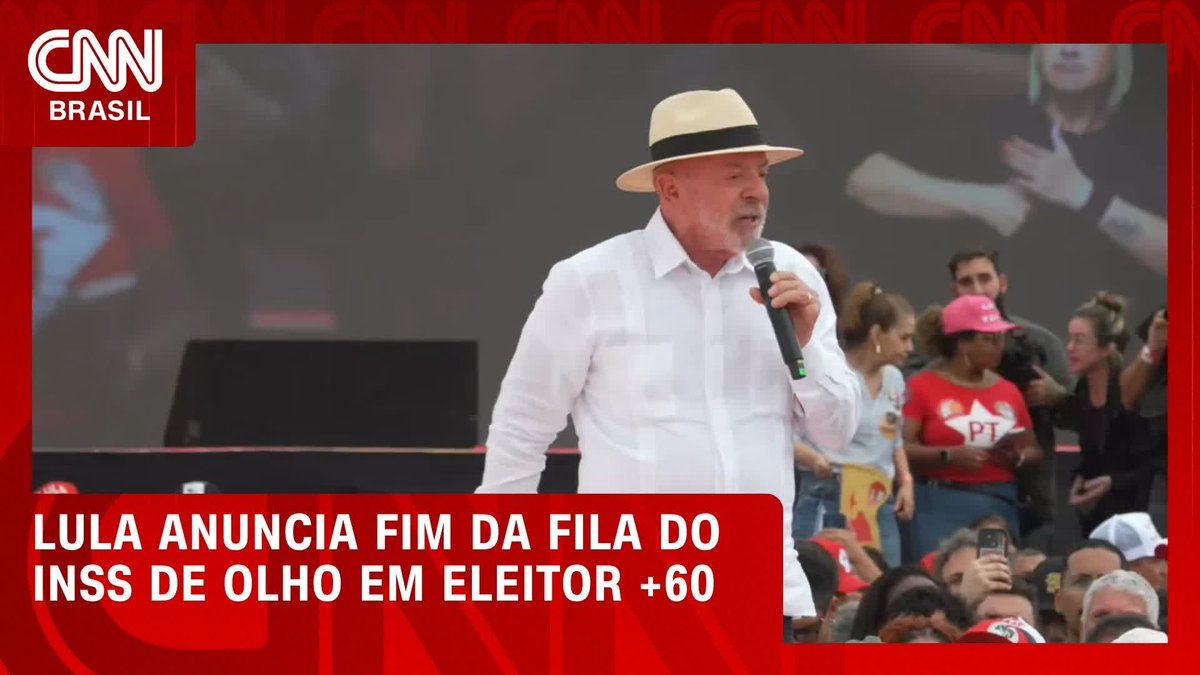 Lula anuncia fim da fila do INSS de olho em eleitor 60+; assista #HoraH